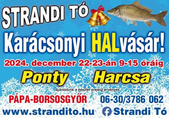 Karácsonyi halvásár 2024